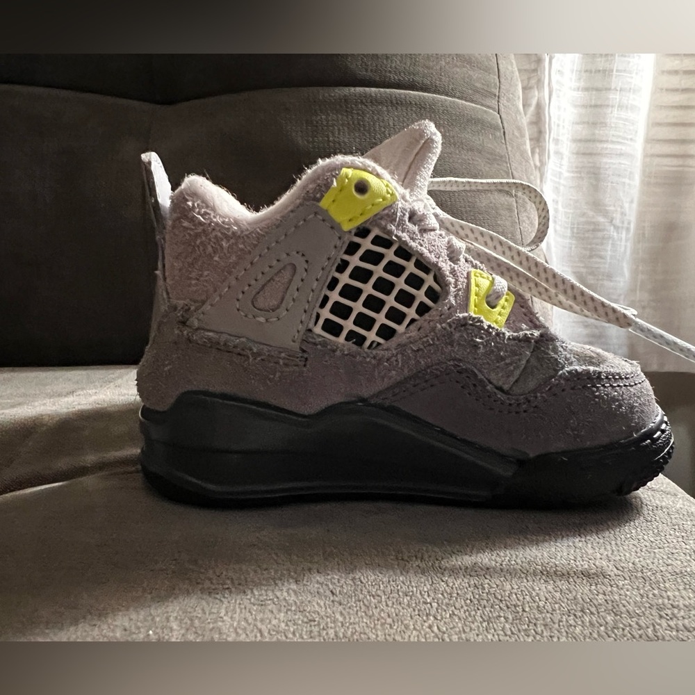 Infant Jordan sneakers, size 4C. Excellent condition, barely walked in.